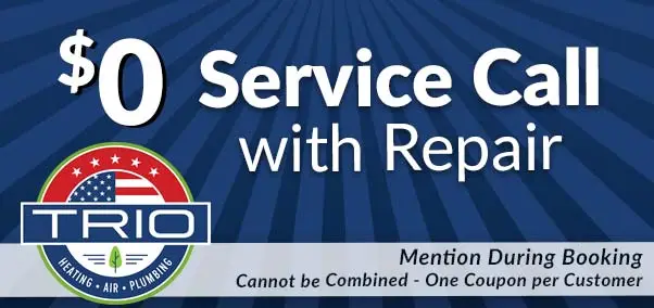 $0 service call with repair - trio